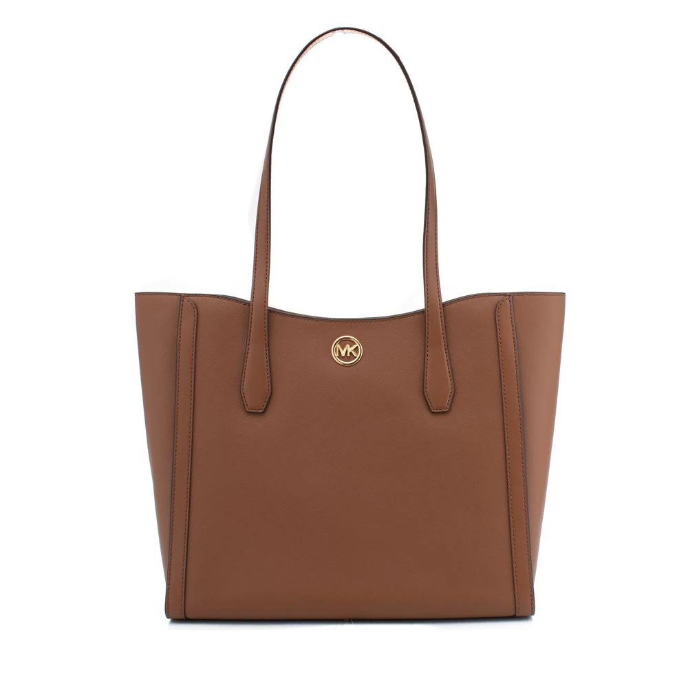 Michael Kors Brown Canvas Tote Bag by Michael Kors