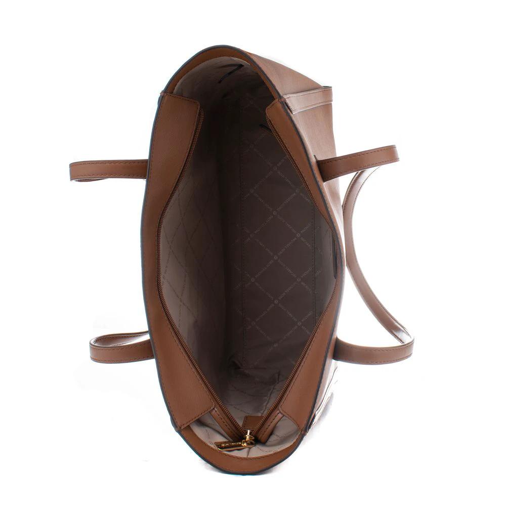 Michael Kors Brown Canvas Tote Bag by Michael Kors