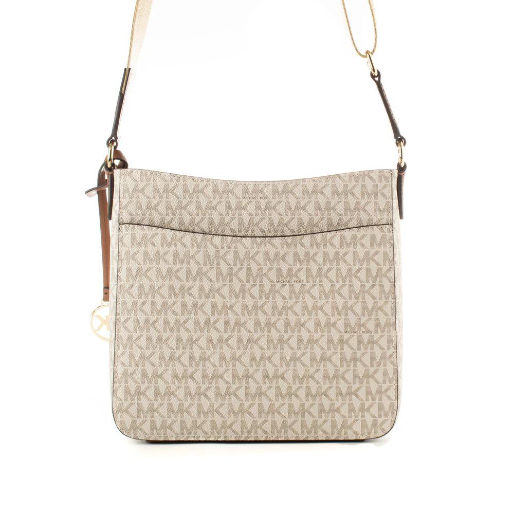 Michael Kors Beige Canvas Crossbody Bag by Michael Kors