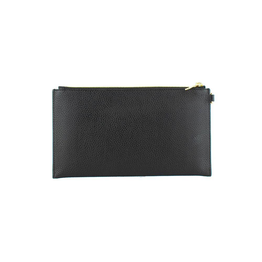 Michael Kors Black Leather Clutch Bag by Michael Kors