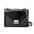 Michael Kors Black Canvas Crossbody Bag by Michael Kors