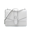 Michael Kors White Leather Shoulder Bag by Michael Kors
