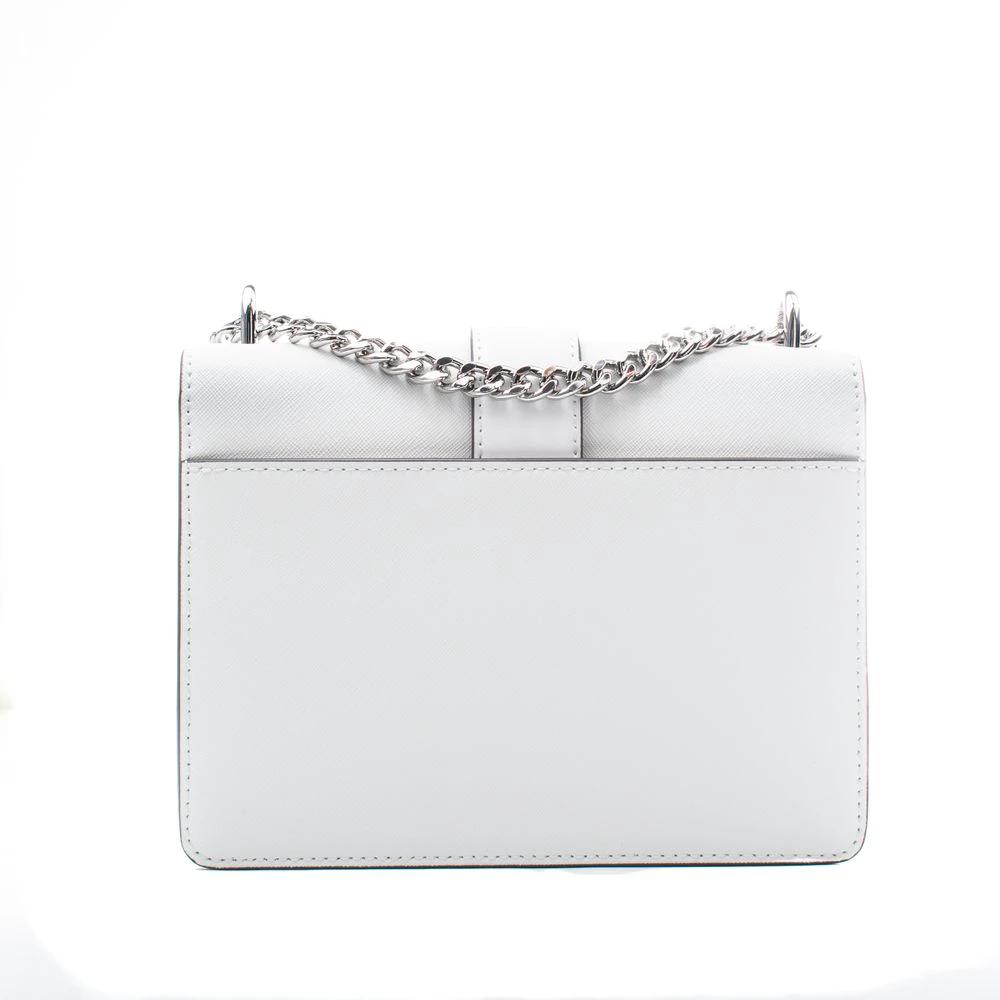 Michael Kors White Leather Shoulder Bag by Michael Kors