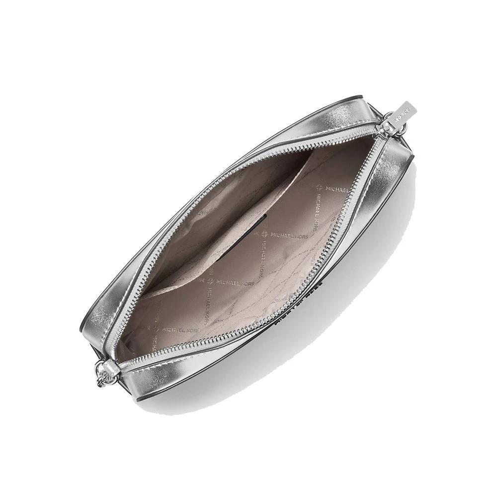 Michael Kors Gray Canvas Crossbody Bag by Michael Kors