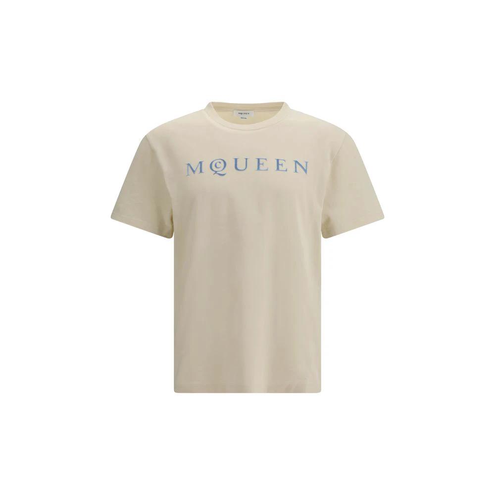 Alexander McQueen Beige Cotton T-Shirt by Alexander McQueen