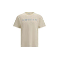 Alexander McQueen Beige Cotton T-Shirt by Alexander McQueen