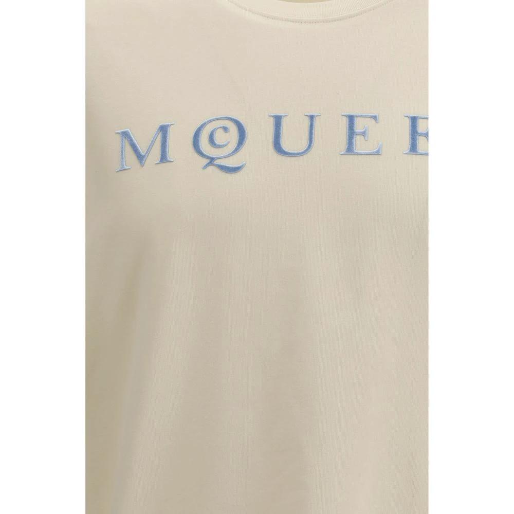 Alexander McQueen Beige Cotton T-Shirt by Alexander McQueen