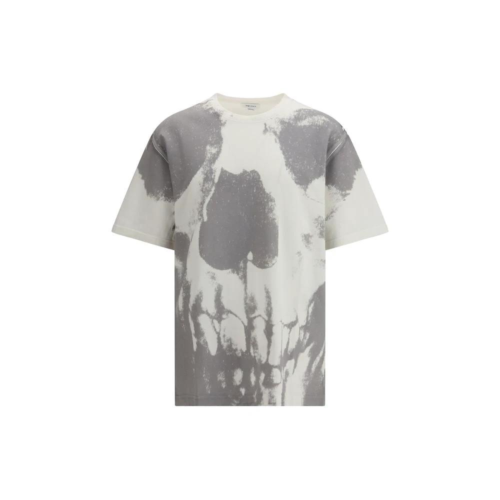 Alexander McQueen White Cotton T-Shirt by Alexander McQueen