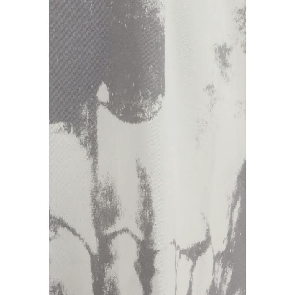 Alexander McQueen White Cotton T-Shirt by Alexander McQueen