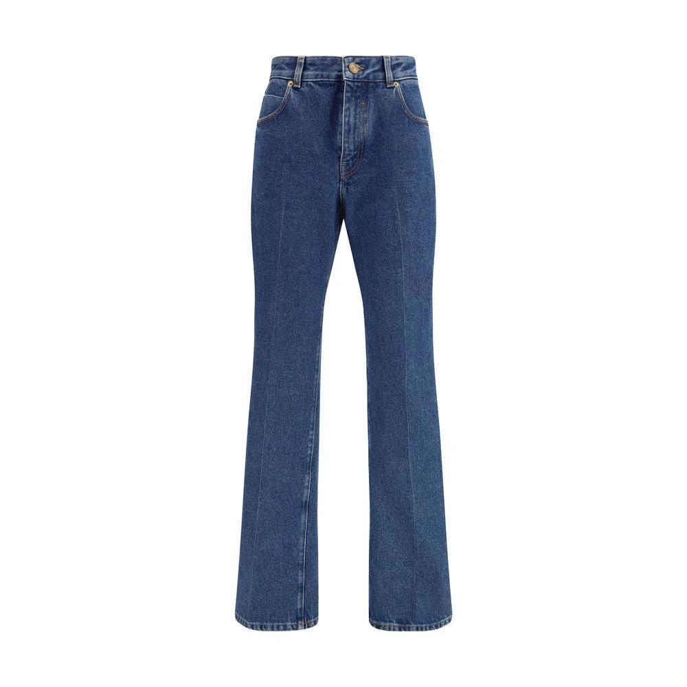 Jean droit en coton bleu Balmain