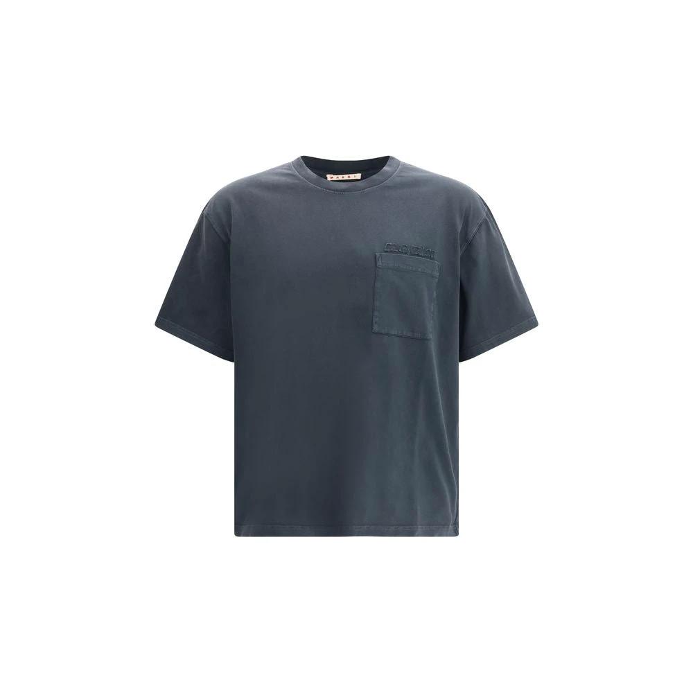 Marni Black Cotton T-Shirt by Marni