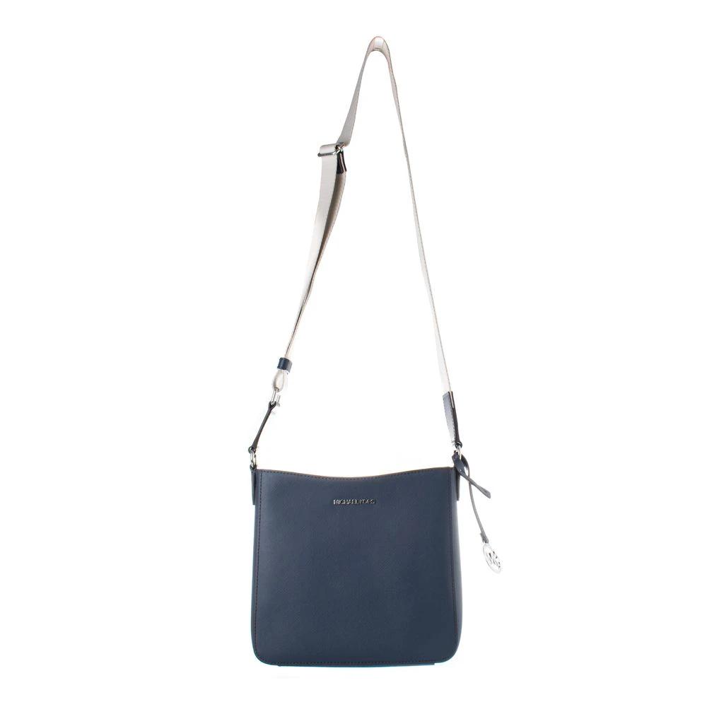 Michael Kors Blue Canvas Crossbody Bag by Michael Kors