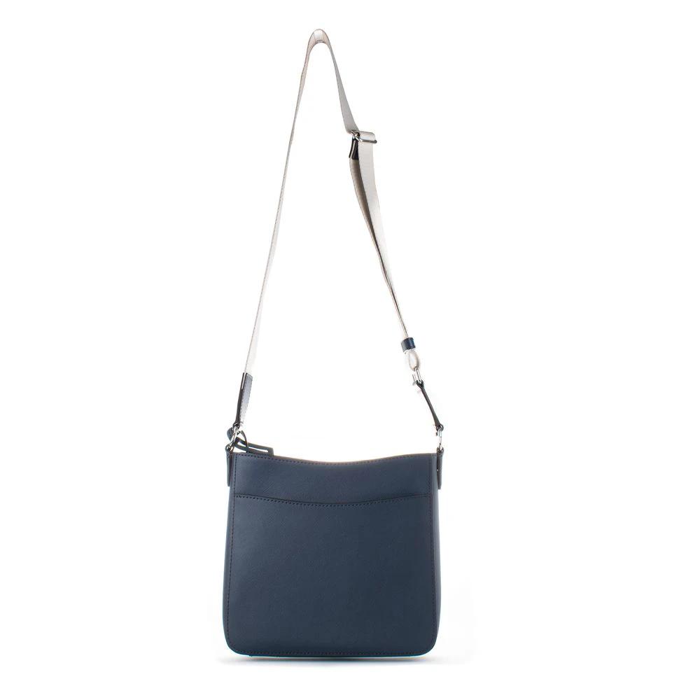 Michael Kors Blue Canvas Crossbody Bag by Michael Kors