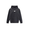 MM6 Black Cotton Sweatshirt