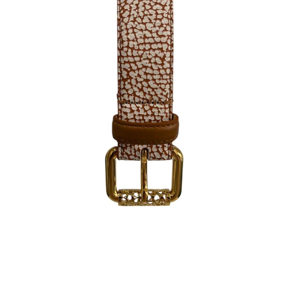 Borbonese Brown Leather Women Belt