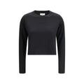 Loulou De Saison Black Cotton Long Sleeve T-Shirt by Loulou De Saison