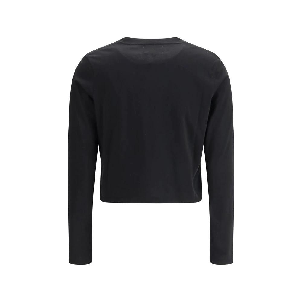 Loulou De Saison Black Cotton Long Sleeve T-Shirt by Loulou De Saison