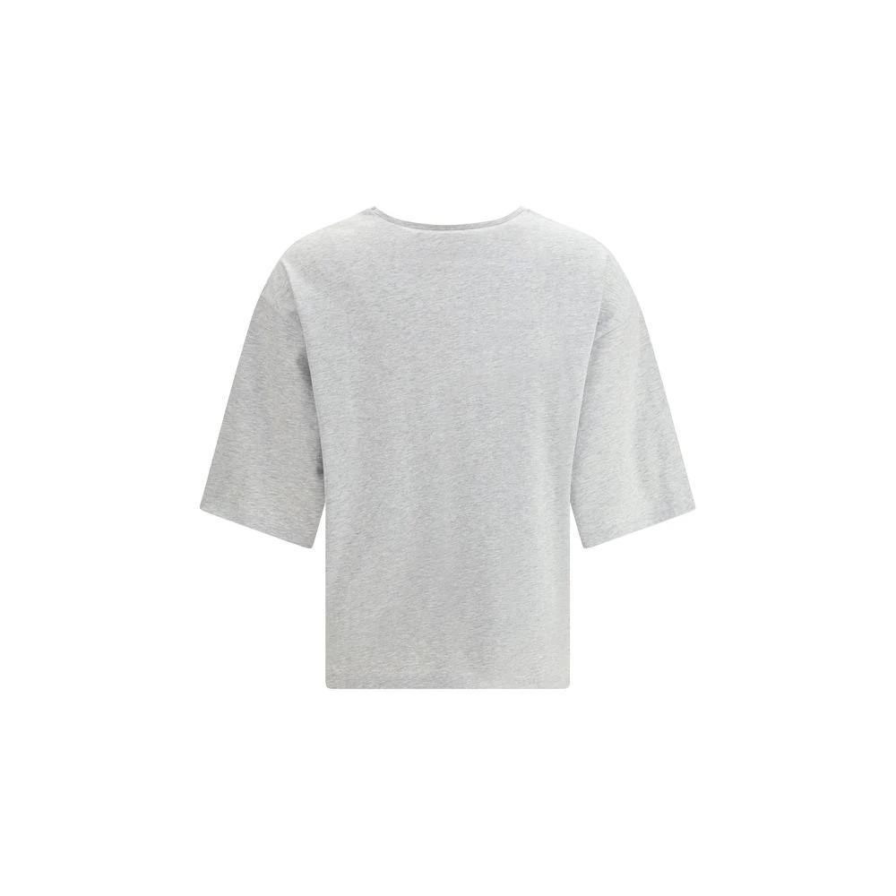 Loulou De Saison Gray Cotton T-Shirt by Loulou De Saison