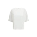 Loulou De Saison White Cotton T-Shirt by Loulou De Saison