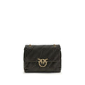 PINKO Bicolor Calf Leather Bos Taurus Shoulder Bag by PINKO
