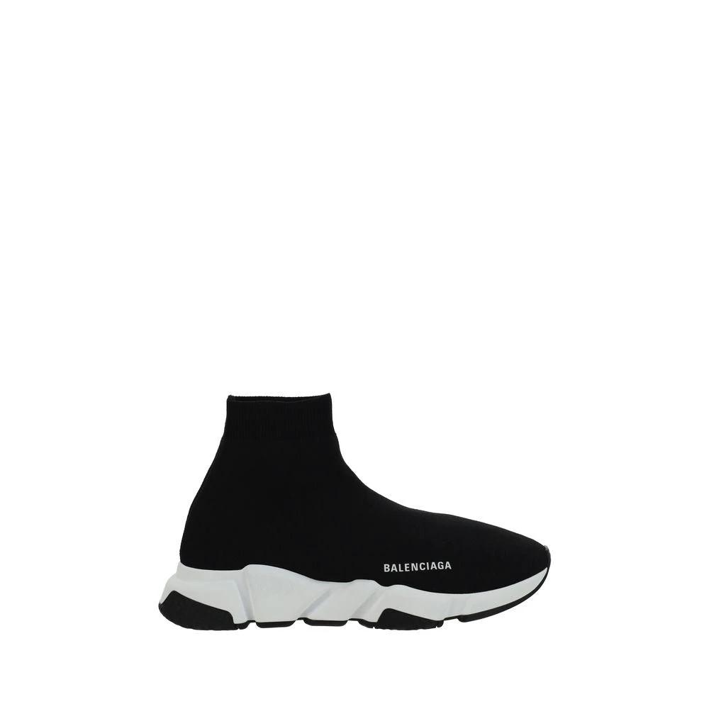 Balenciaga Black Elastane Athletic Sneakers by Balenciaga