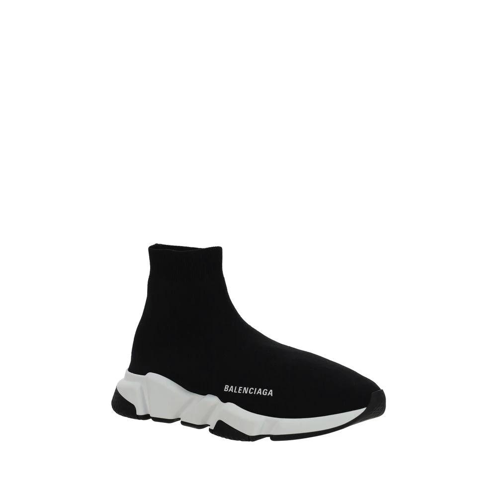Balenciaga Black Elastane Athletic Sneakers by Balenciaga