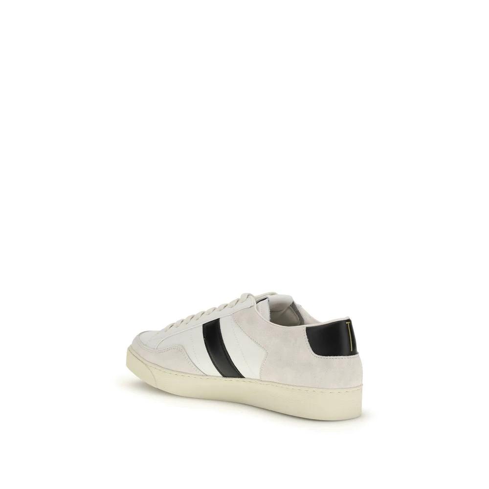 Tom Ford White Calf Leather Bos Taurus Sneakers by Tom Ford
