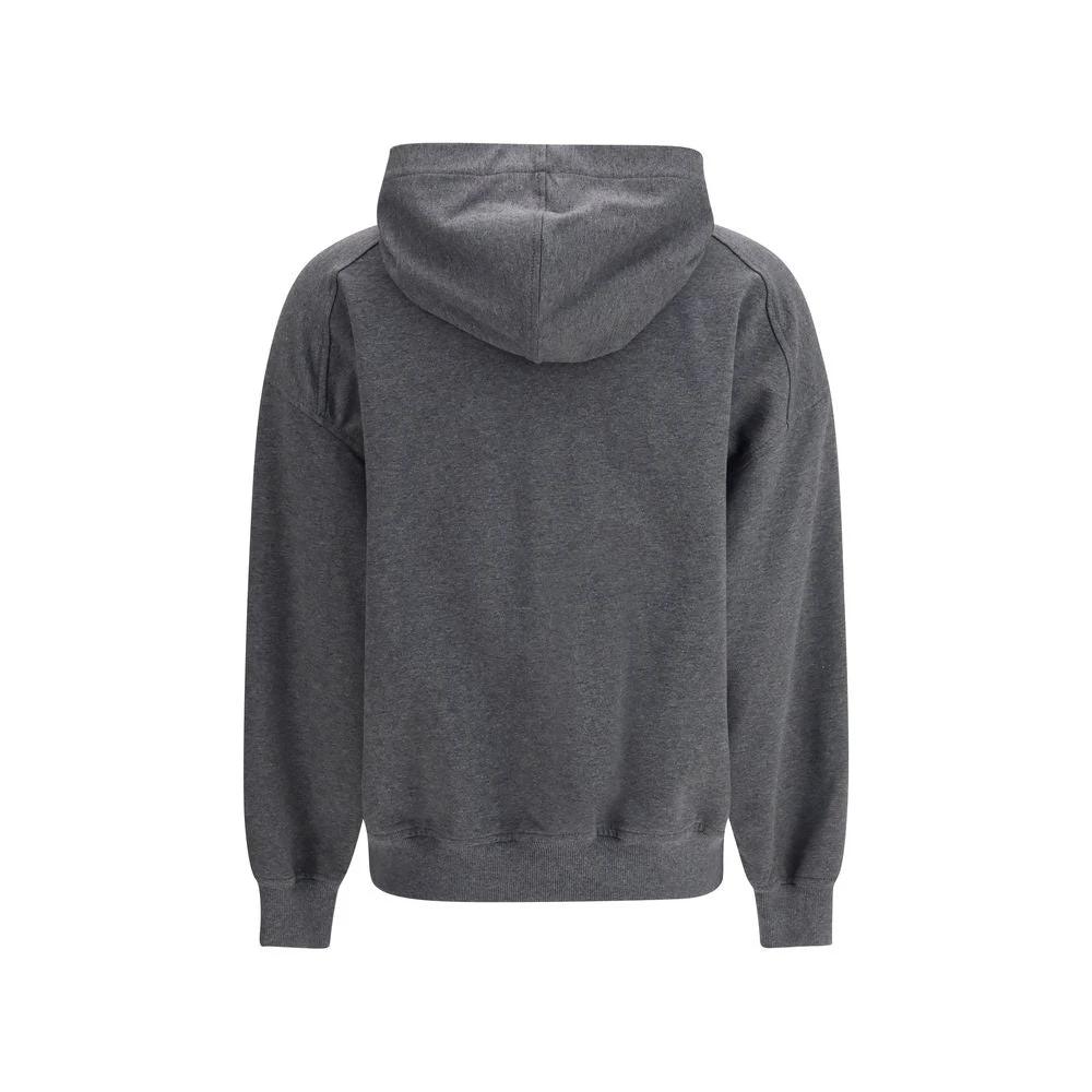 Brunello Cucinelli Gray Cotton Sweatshirt by Brunello Cucinelli