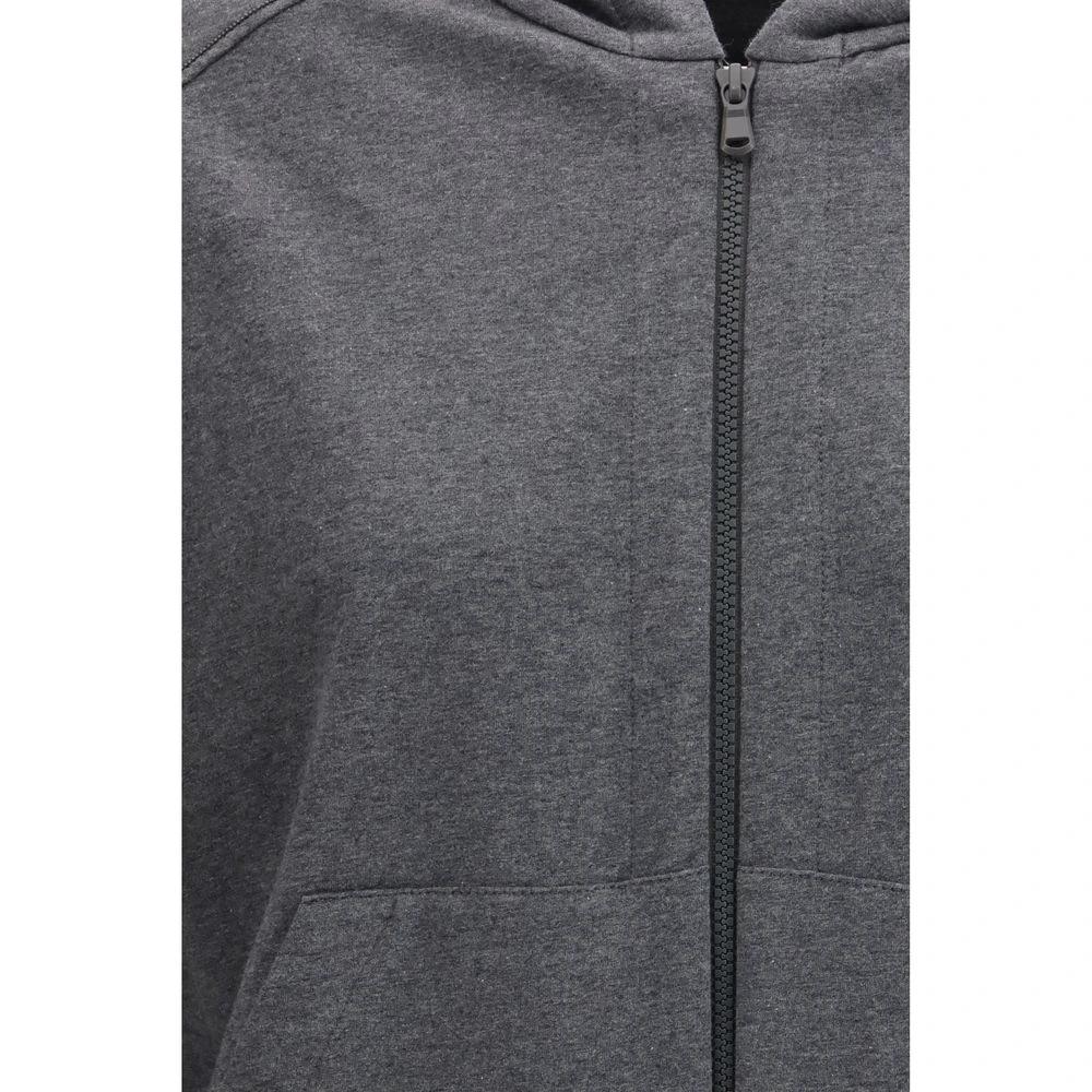Brunello Cucinelli Gray Cotton Sweatshirt by Brunello Cucinelli