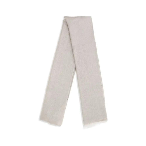 Écharpe en cachemire beige Brunello Cucinelli