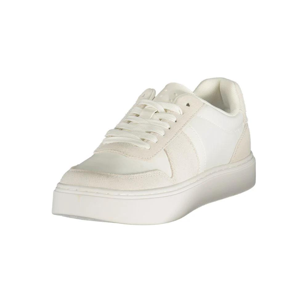 Baskets Calvin Klein blanches en polyester pour homme