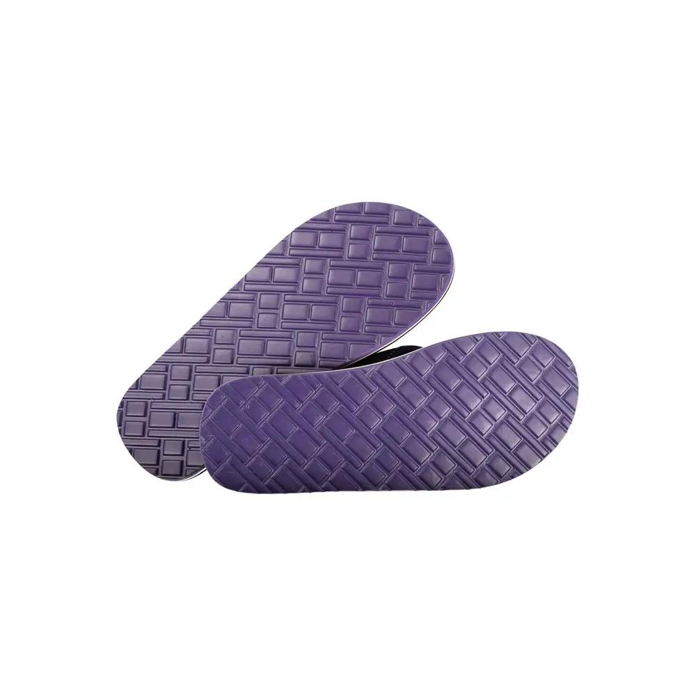 Tommy Hilfiger Nero Poliestere Hommes Ciabatta