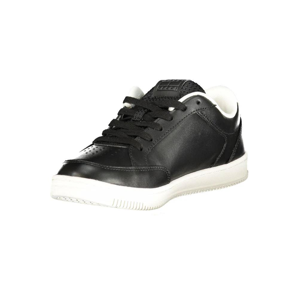 Tommy Hilfiger Black Polyurethane Men Sneaker Tommy Hilfiger