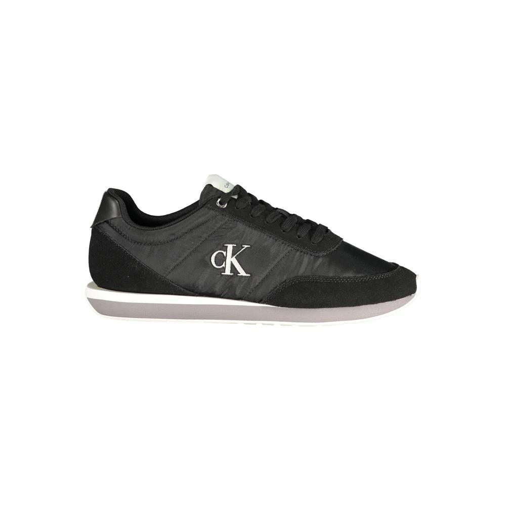 Calvin Klein Black Polyester Men Sneaker Calvin Klein