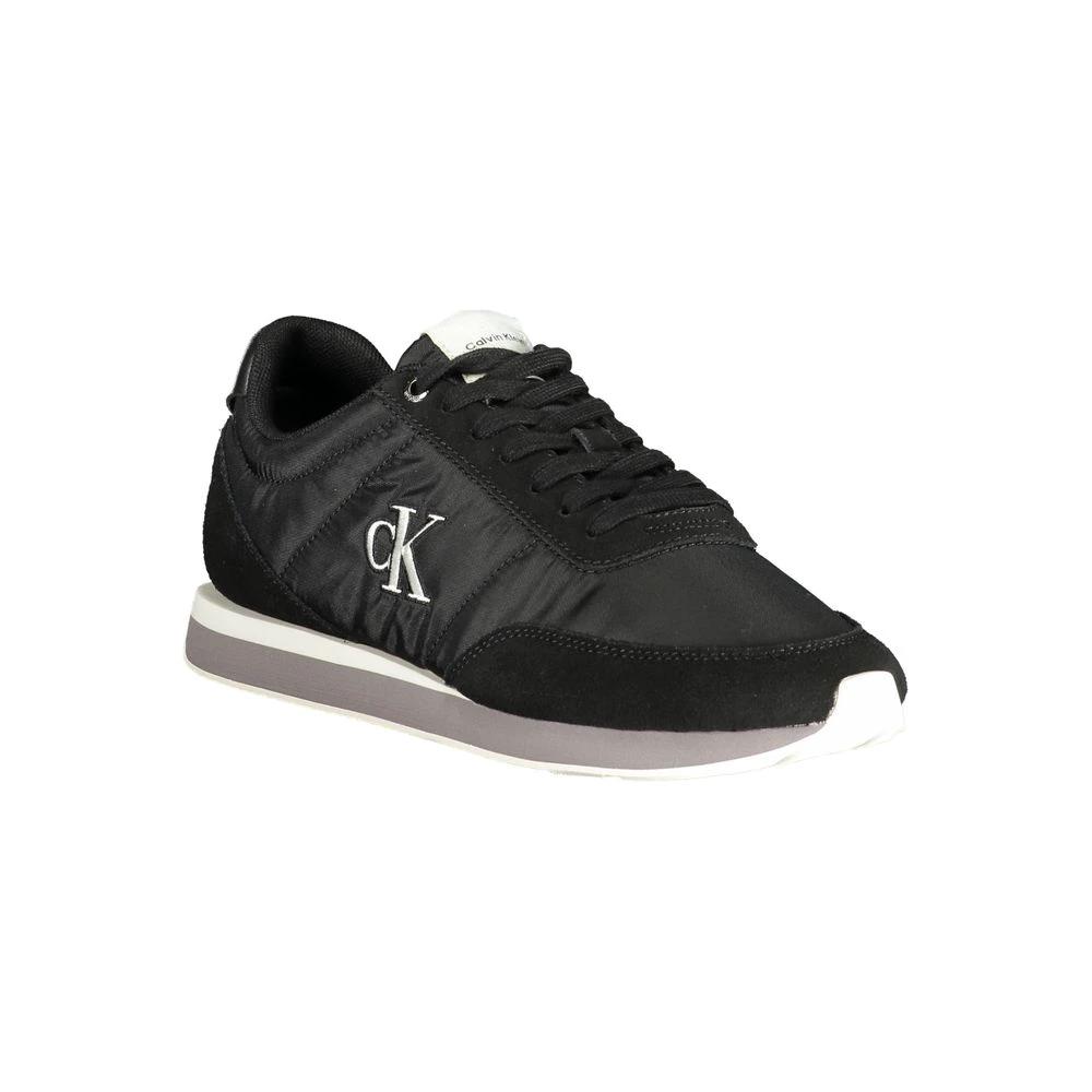 Calvin Klein Black Polyester Men Sneaker Calvin Klein