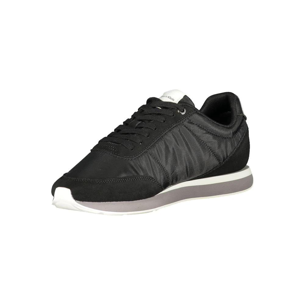 Calvin Klein Black Polyester Men Sneaker Calvin Klein
