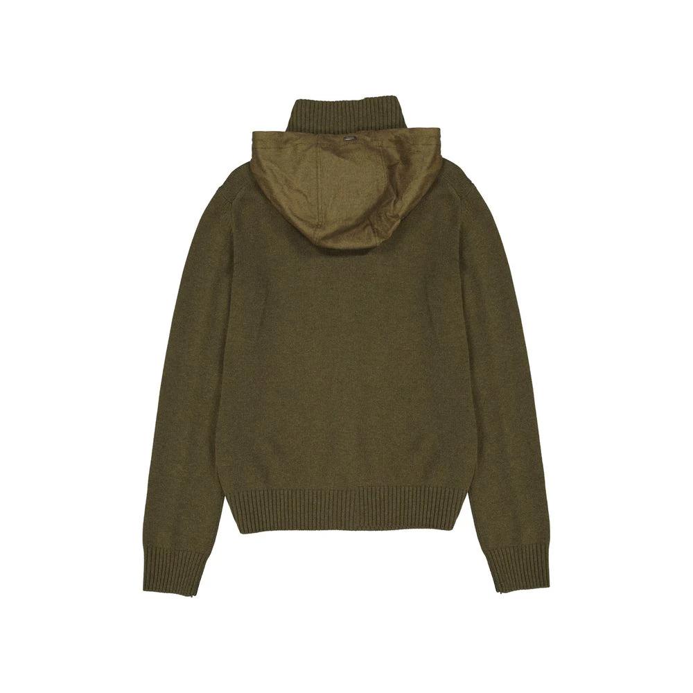 Herno Bicolor Cashmere Hoodie by Herno
