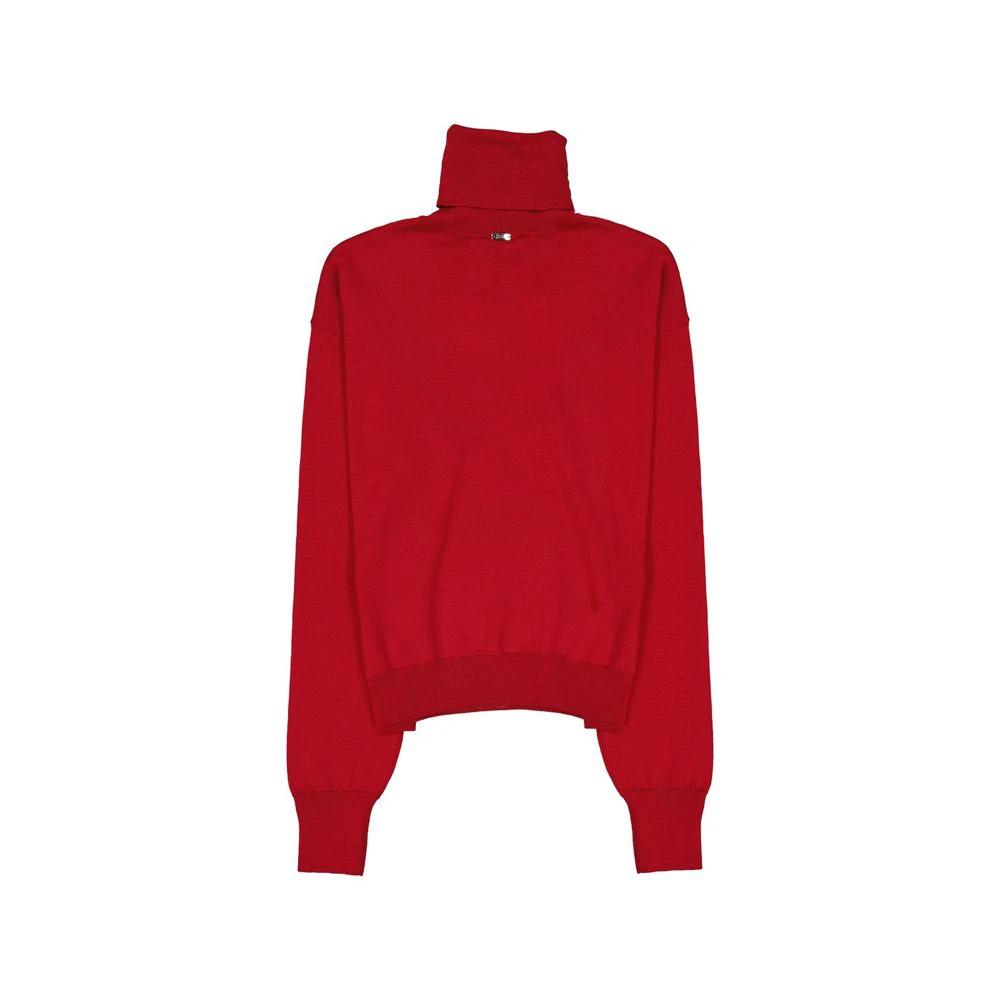 Herno Multicolor Virgin Wool Turtleneck by Herno