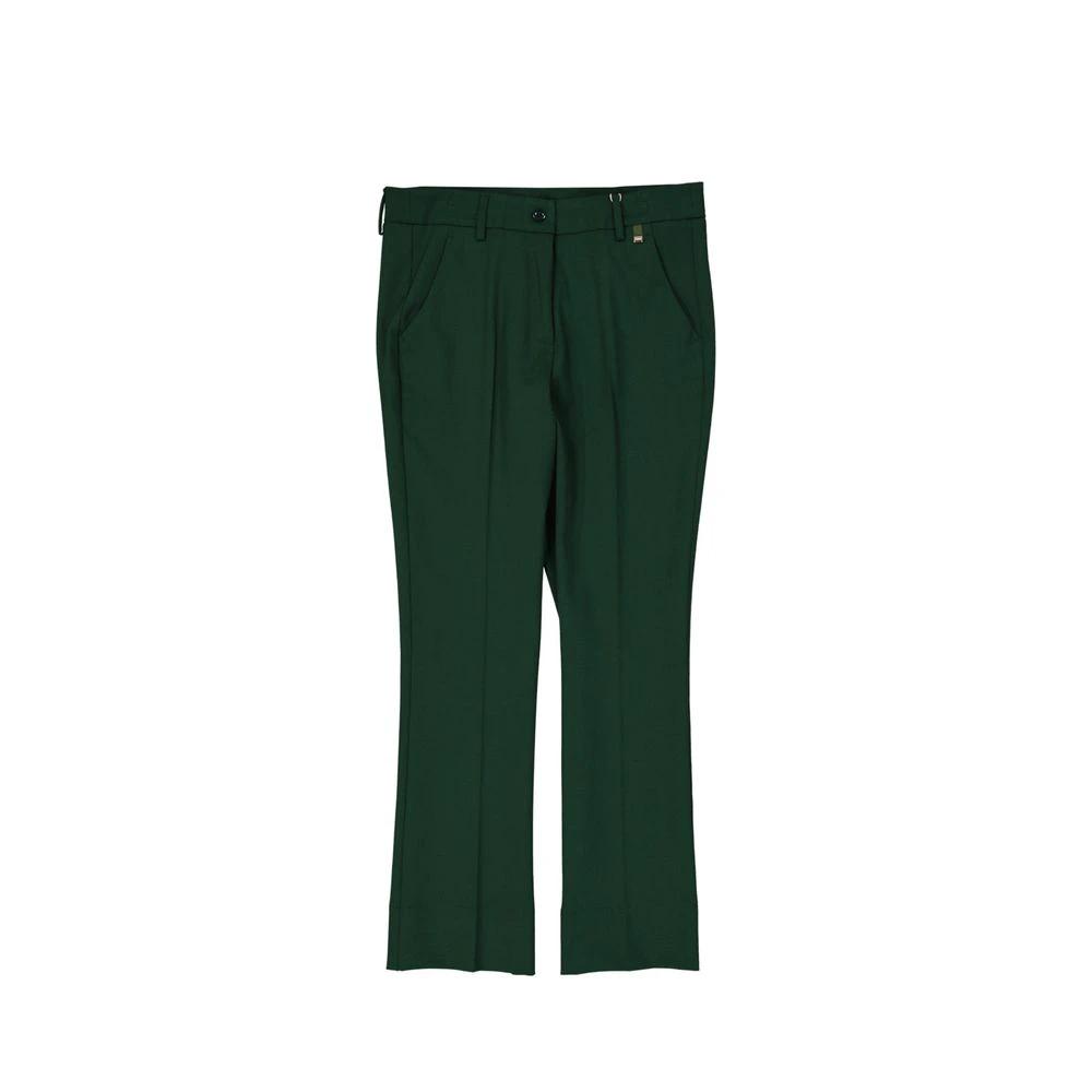 Herno Bicolor Elastane Cropped Pants by Herno