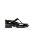 Miu Miu Black Calfskin Ballet Flats by Miu Miu