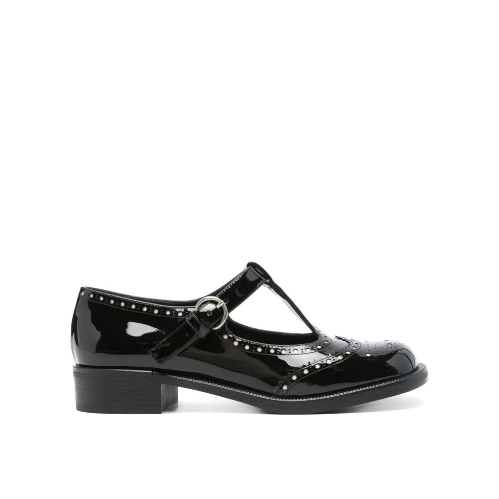 Miu Miu Black Calfskin Ballet Flats by Miu Miu