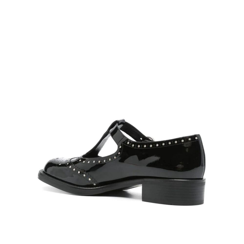 Miu Miu Black Calfskin Ballet Flats by Miu Miu