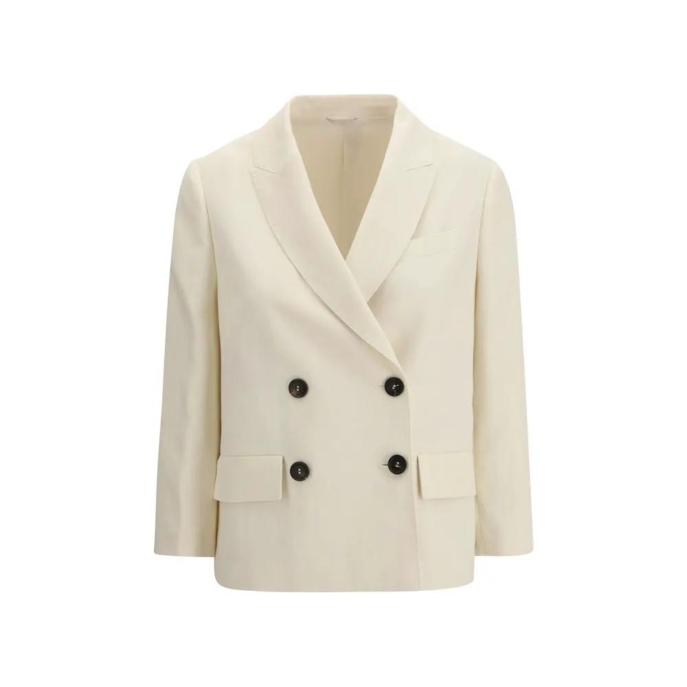 Brunello Cucinelli Beige Viscose Clothing