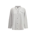 Fabiana Filippi Gray Fleece Wool Shirt by Fabiana Filippi
