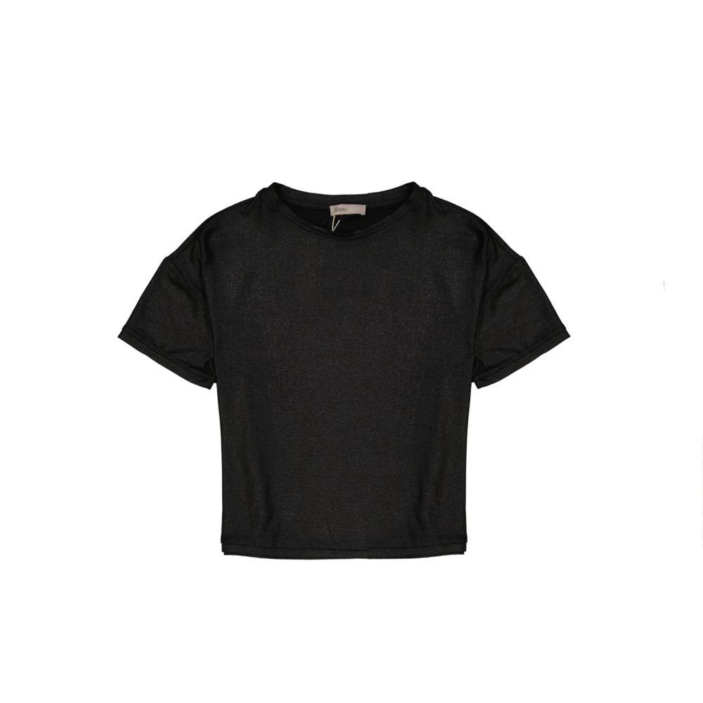 Herno Black Elastane T-Shirt by Herno