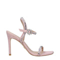 Sandales à talons aiguilles en cuir rose Stuart Weitzman