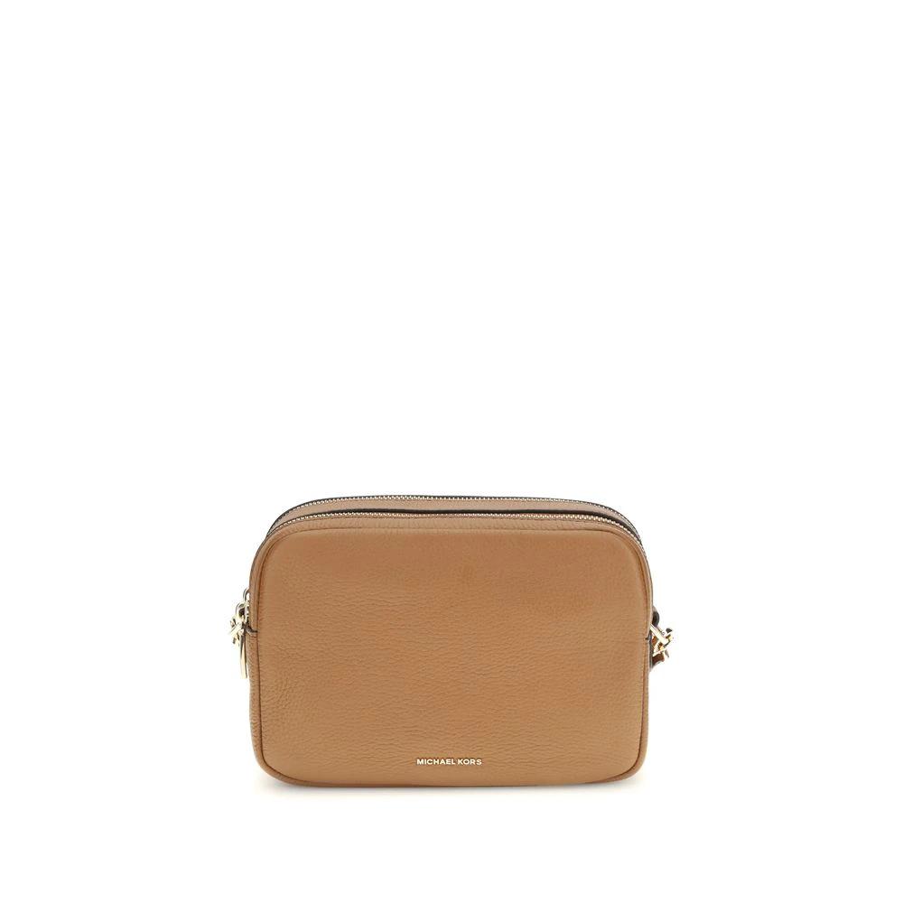 Michael Kors Brown Calf Leather Bos Taurus Shoulder Bag by Michael Kors