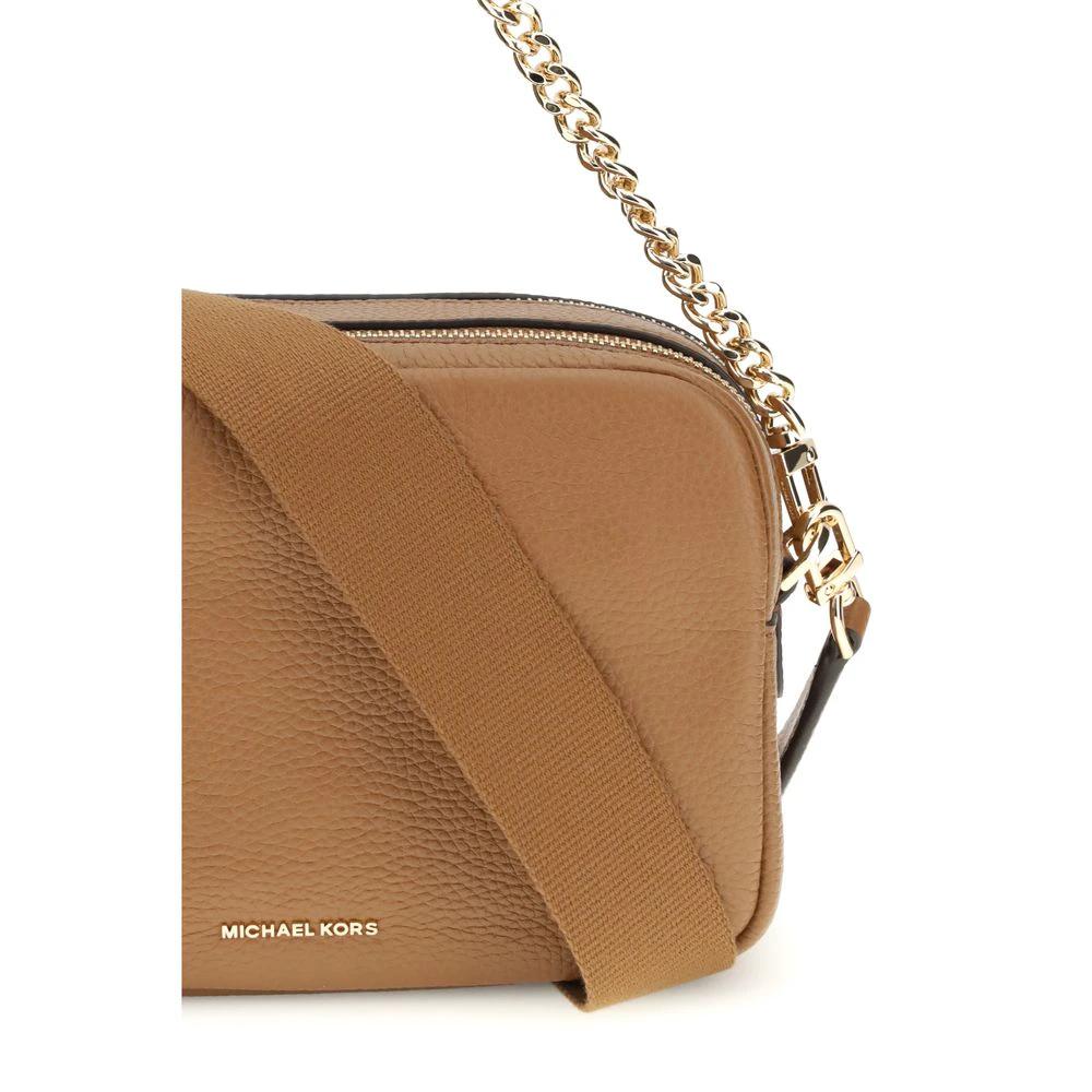 Michael Kors Brown Calf Leather Bos Taurus Shoulder Bag by Michael Kors