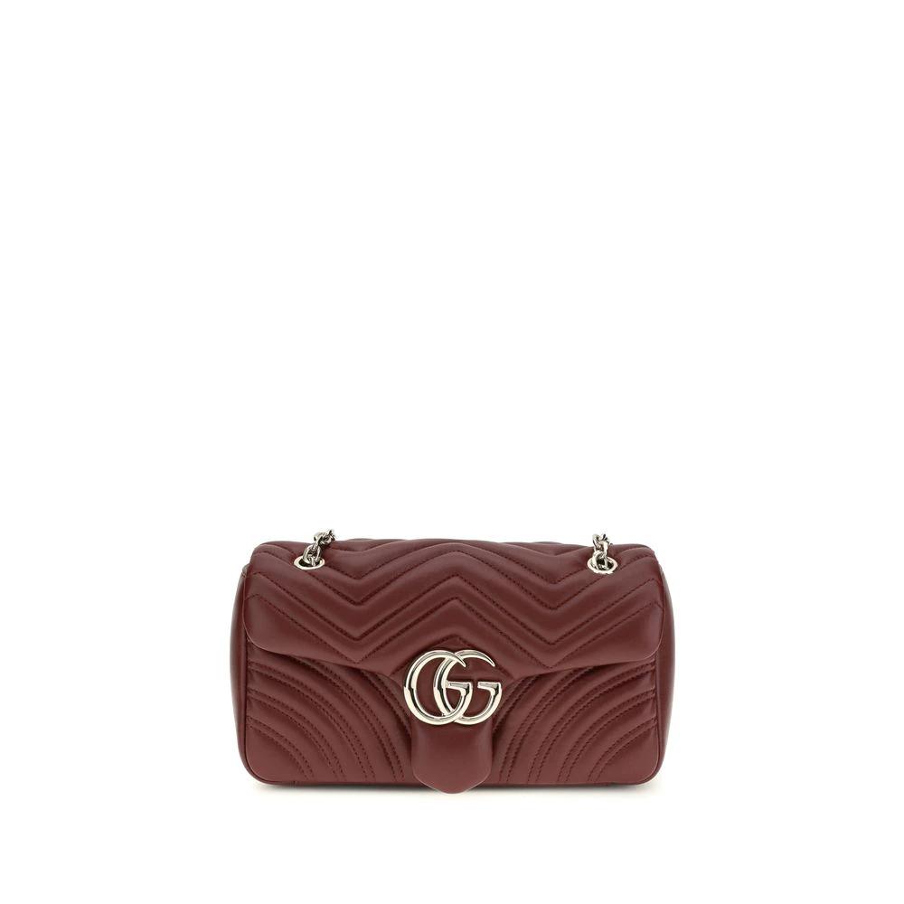 Gucci Bordeaux Calf Leather Bos Taurus Shoulder Bag by Gucci
