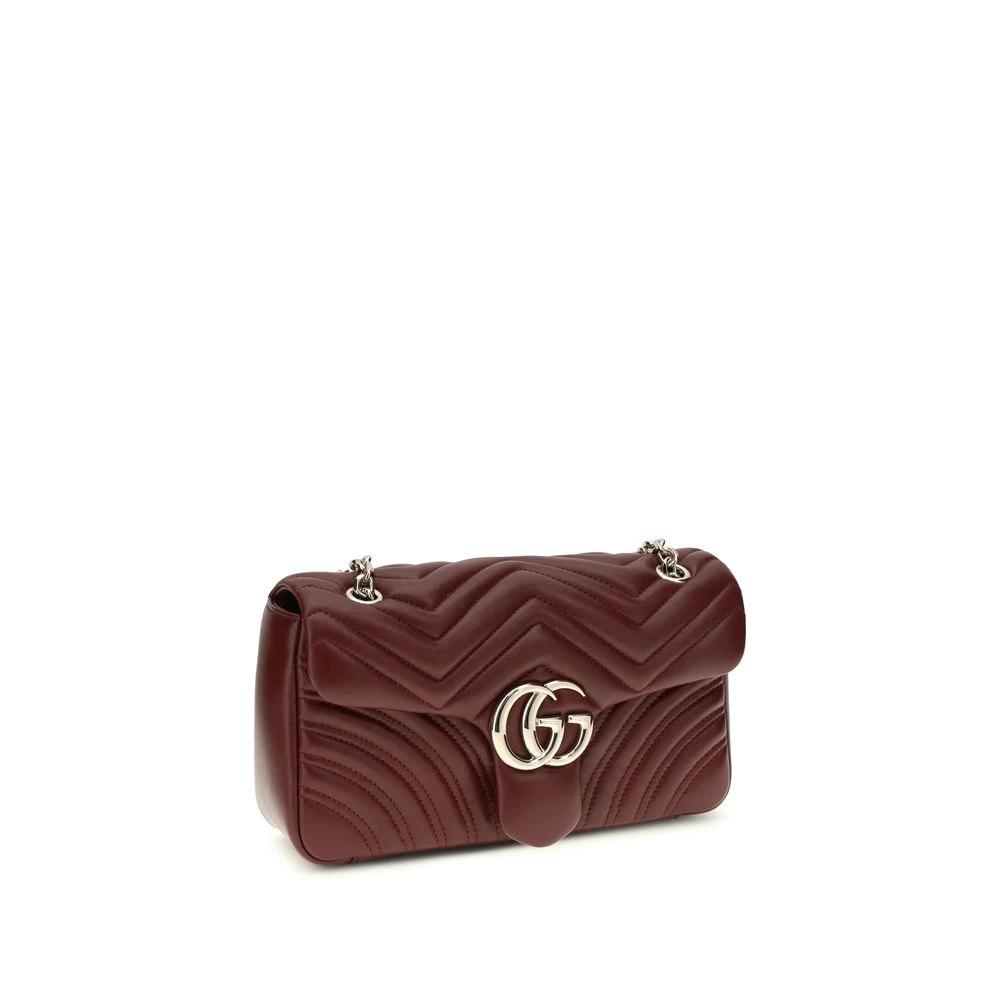Gucci Bordeaux Calf Leather Bos Taurus Shoulder Bag by Gucci